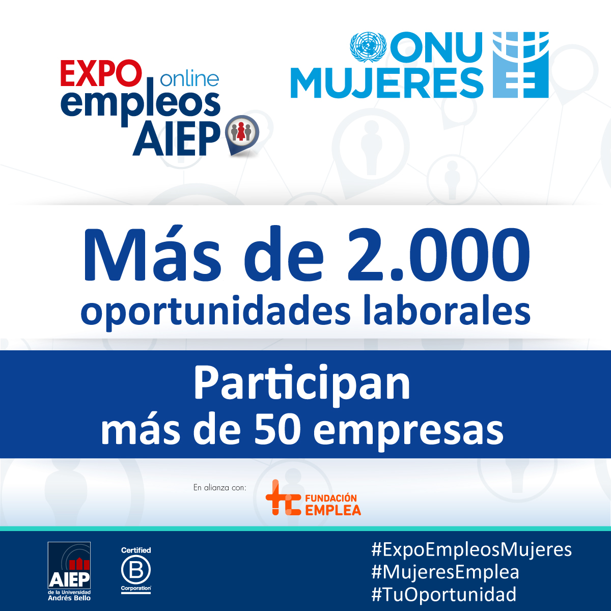 PRIMERA VERSIÓN ONLINE DE EXPO EMPLEO MUJERES